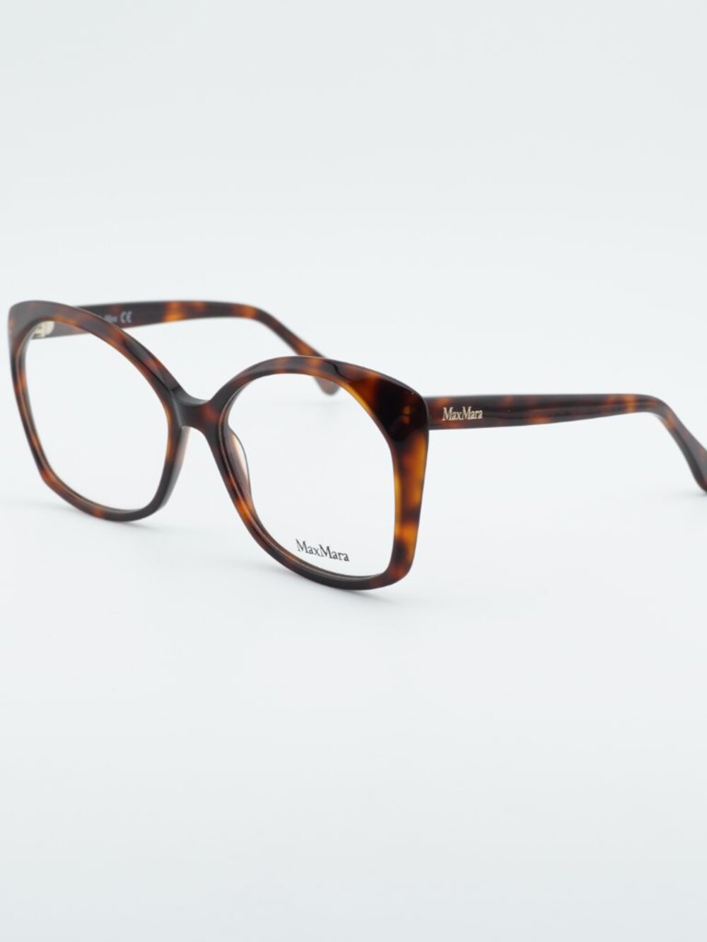Max Mara MM5029 052 Eyeglasses Havana 57mm Square Frame
